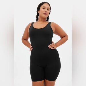 Girlfriend Collective XXL Black Bike Unitard one piece jumpsuit activewear